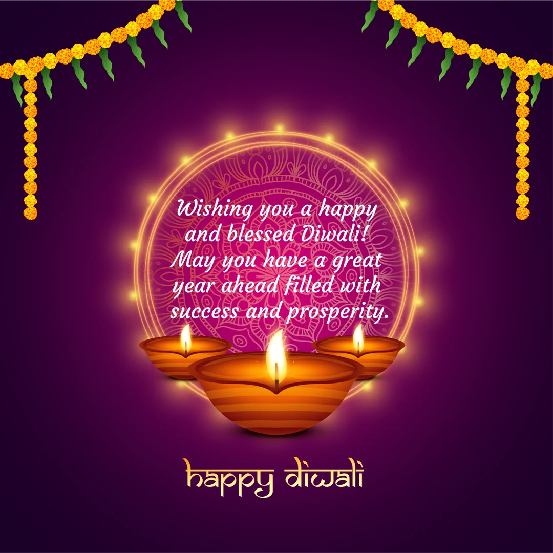 Happy Diwali Greetings in English 2024