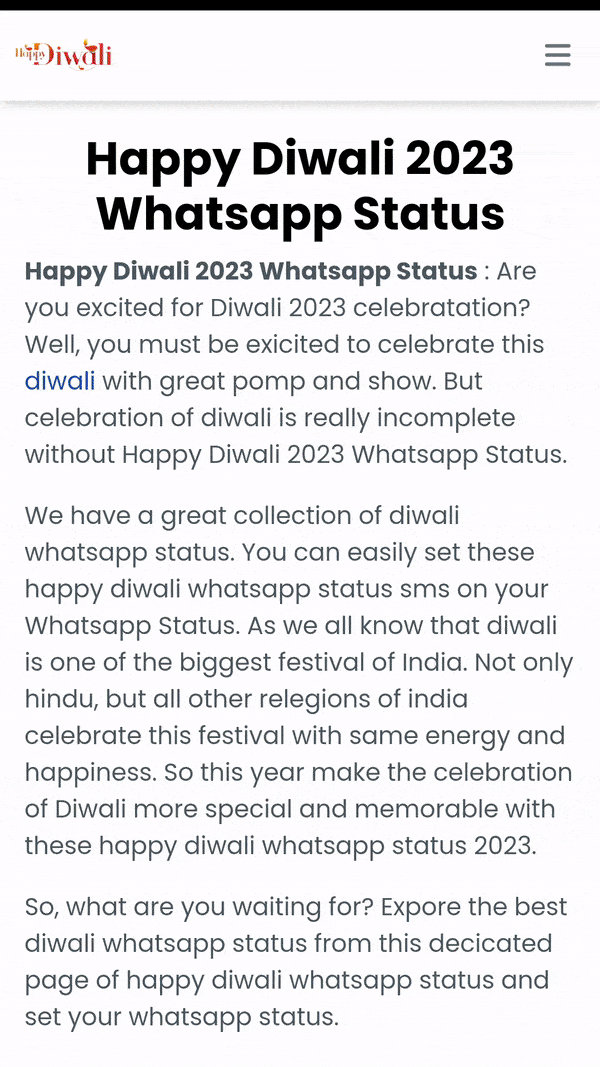 Diwali Images on Whatsapp Status